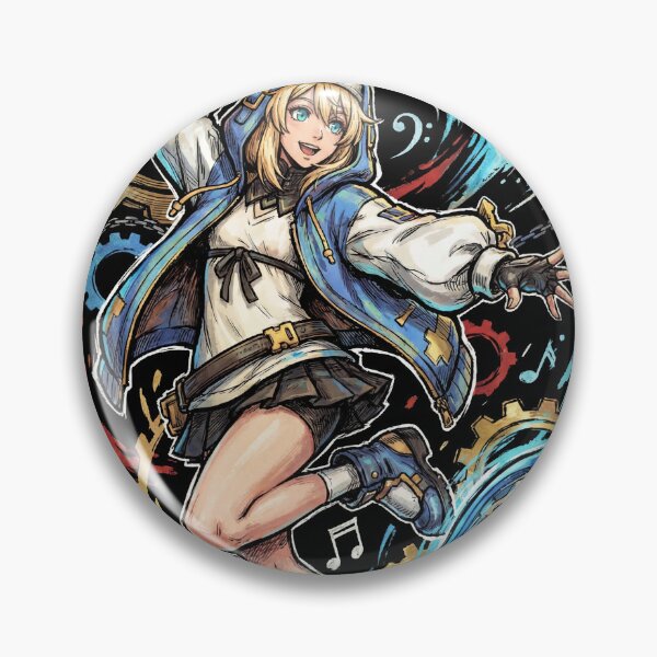Item preview, Bridget Guilty Gear Strive XX Nun Outfit Yo-Yo Roger Bear Bounty Hunter Trans Icon Fan Art Portrait Poster T-Shirt Sticker Print Gift designed and sold by Senpaiwaves.