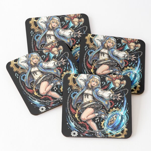 Item preview, Bridget Guilty Gear Strive XX Nun Outfit Yo-Yo Roger Bear Bounty Hunter Trans Icon Fan Art Portrait Poster T-Shirt Sticker Print Gift designed and sold by Senpaiwaves.