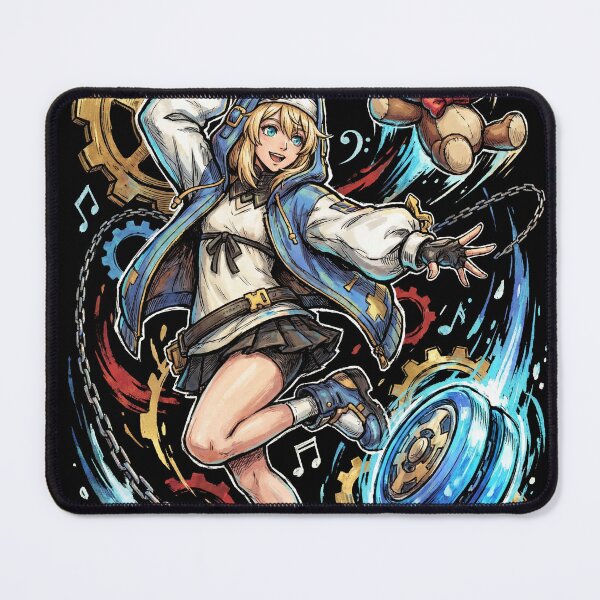 Item preview, Bridget Guilty Gear Strive XX Nun Outfit Yo-Yo Roger Bear Bounty Hunter Trans Icon Fan Art Portrait Poster T-Shirt Sticker Print Gift designed and sold by Senpaiwaves.