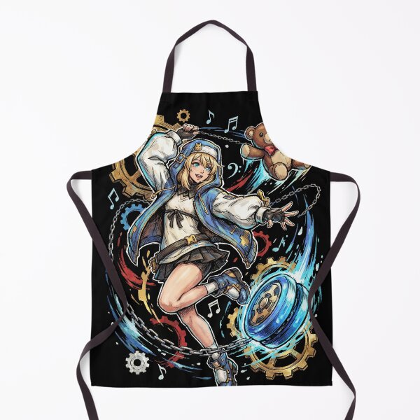 Item preview, Bridget Guilty Gear Strive XX Nun Outfit Yo-Yo Roger Bear Bounty Hunter Trans Icon Fan Art Portrait Poster T-Shirt Sticker Print Gift designed and sold by Senpaiwaves.