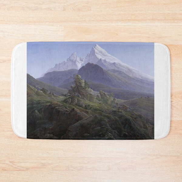 Item preview, The Watzmann – Caspar David Friedrich | German Romantic Landscape Painting designed and sold by Art Outlaws.