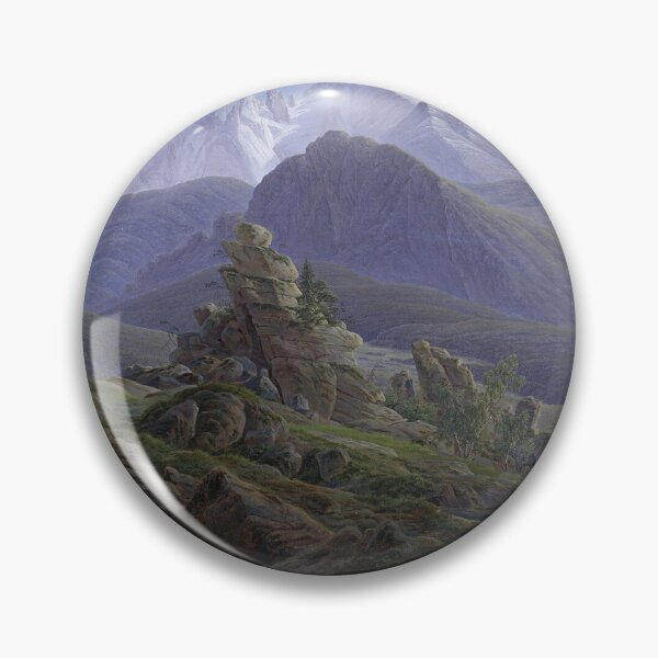 Item preview, The Watzmann – Caspar David Friedrich | German Romantic Landscape Painting designed and sold by Art Outlaws.