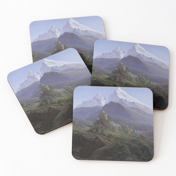 Item preview, The Watzmann – Caspar David Friedrich | German Romantic Landscape Painting designed and sold by Art Outlaws.