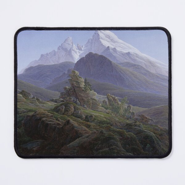 Item preview, The Watzmann – Caspar David Friedrich | German Romantic Landscape Painting designed and sold by Art Outlaws.