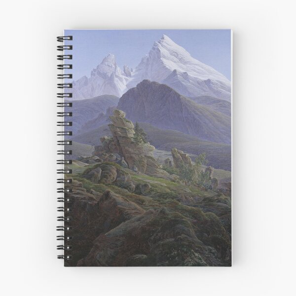 Item preview, The Watzmann – Caspar David Friedrich | German Romantic Landscape Painting designed and sold by Art Outlaws.