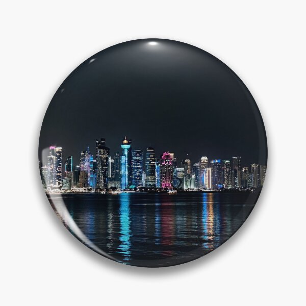 Item preview, "Skyline of Doha" at Night designed and sold by AtelierLab.