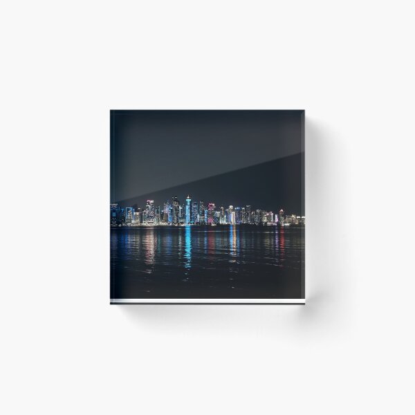 Item preview, "Skyline of Doha" at Night designed and sold by AtelierLab.