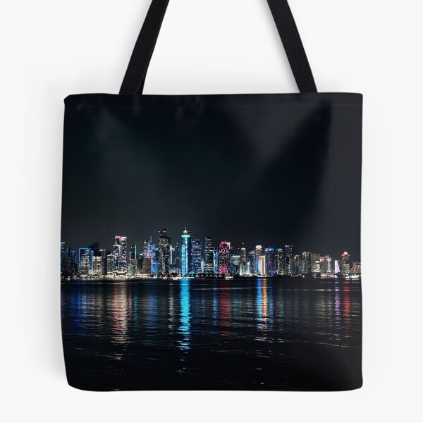 Item preview, "Skyline of Doha" at Night designed and sold by AtelierLab.