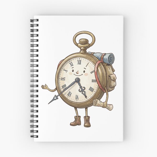 Item preview, Quirky Cute Object Doodle: Pocket Watch Adventurer designed and sold by bapupa.