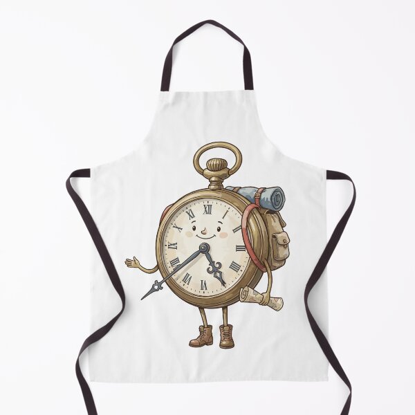 Item preview, Quirky Cute Object Doodle: Pocket Watch Adventurer designed and sold by bapupa.