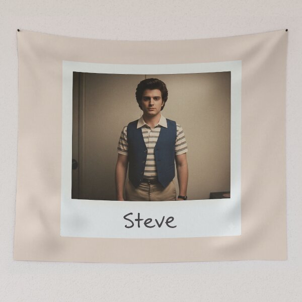 Item preview, StrangerThings – Steve Harrington – Photo designed and sold by AnimeShin.