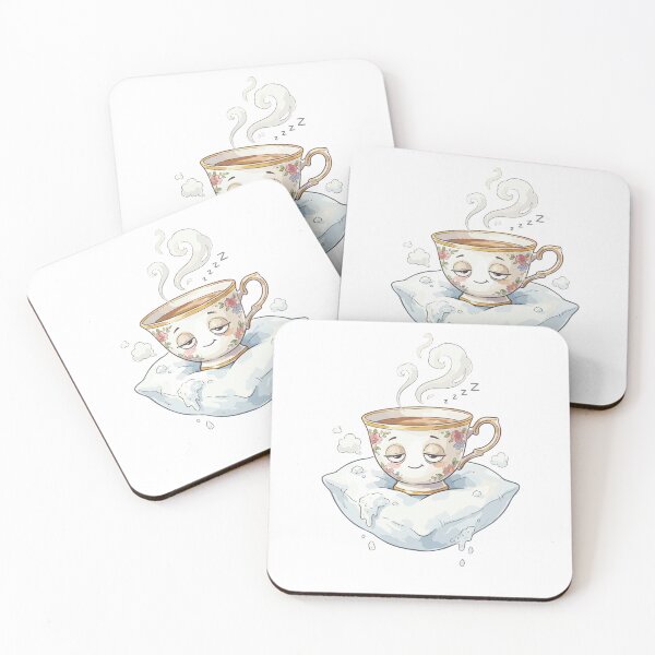 Item preview, Quirky Cute Object Doodle: Teacup Daydreamer designed and sold by bapupa.