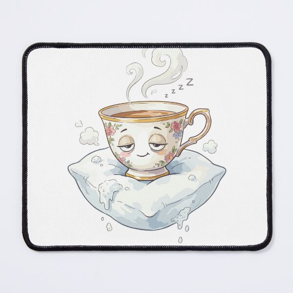Item preview, Quirky Cute Object Doodle: Teacup Daydreamer designed and sold by bapupa.