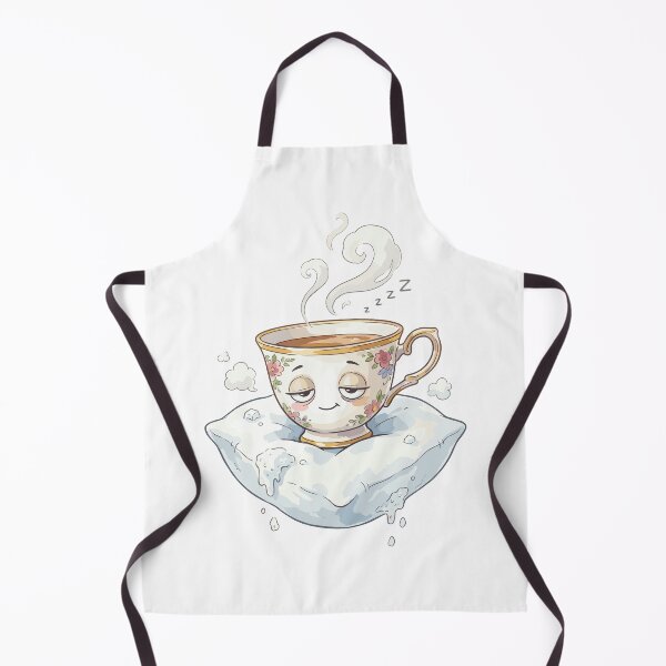 Item preview, Quirky Cute Object Doodle: Teacup Daydreamer designed and sold by bapupa.