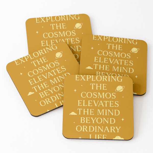 Item preview, Cosmic Quote Typography – Minimalist Inspirational Space Design designed and sold by mbmstores.