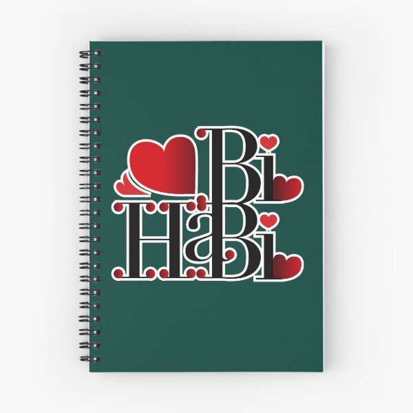 Item preview, Habibi Arabic text with heart decorated Design designed and sold by VioletKetkity.