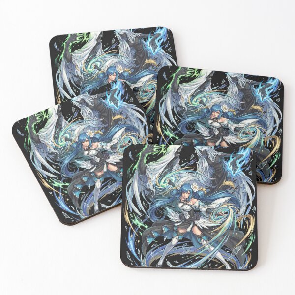 Item preview, Dizzy Guilty Gear Strive XX Gear Half Human Wings Necro Undine Fan Art Portrait Poster T-Shirt Sticker Print Gift designed and sold by Senpaiwaves.