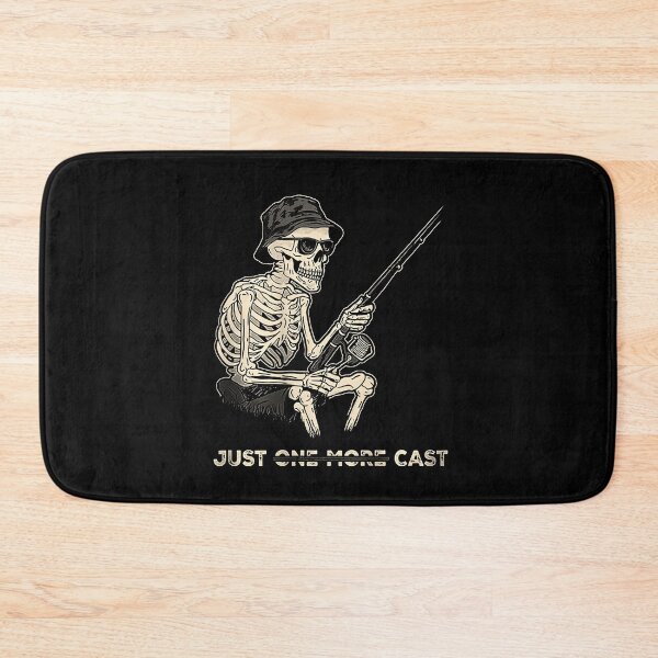 Item preview, Funny Skeleton Fishing  Just One More Cast designed and sold by JohnBrightIdeas.