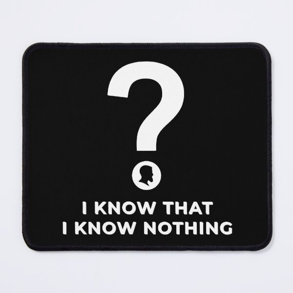 Item preview, Socrates: "I Know That I Know Nothing designed and sold by Dakson Design - Fantasy Art.