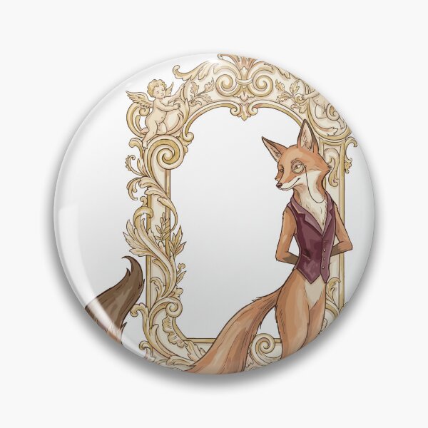 Item preview, Rococo Revival: Golden Scroll Fox designed and sold by bapupa.