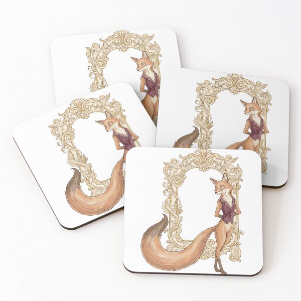 Item preview, Rococo Revival: Golden Scroll Fox designed and sold by bapupa.