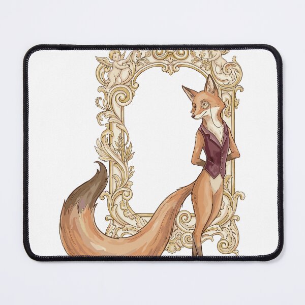 Item preview, Rococo Revival: Golden Scroll Fox designed and sold by bapupa.