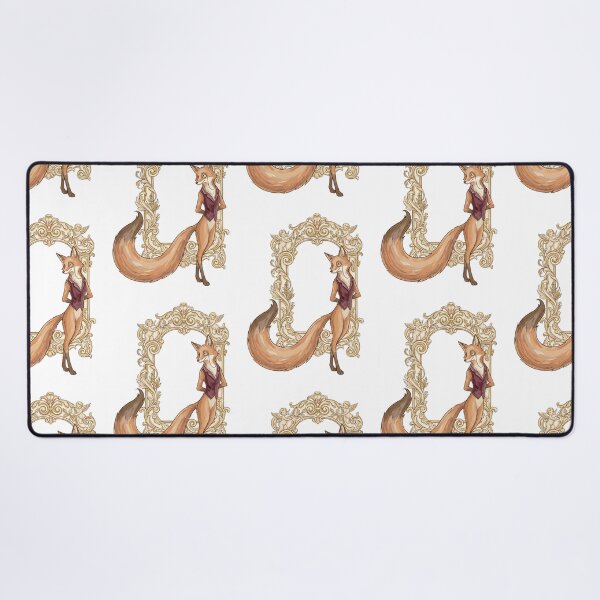 Item preview, Rococo Revival: Golden Scroll Fox designed and sold by bapupa.