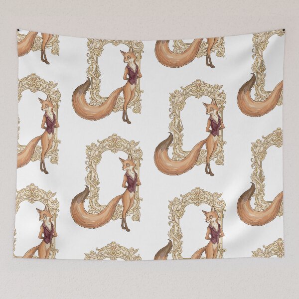 Item preview, Rococo Revival: Golden Scroll Fox designed and sold by bapupa.