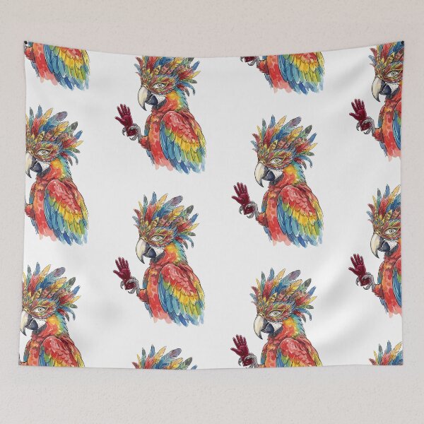 Item preview, Rococo Revival: Marquise Macaw designed and sold by bapupa.