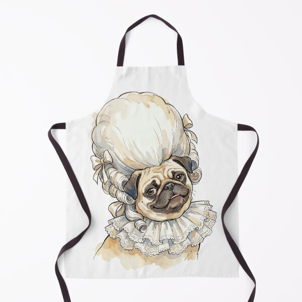 Item preview, Rococo Revival: Pug's Powdered Wig designed and sold by bapupa.