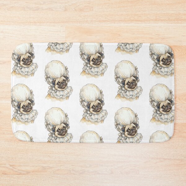 Item preview, Rococo Revival: Pug's Powdered Wig designed and sold by bapupa.