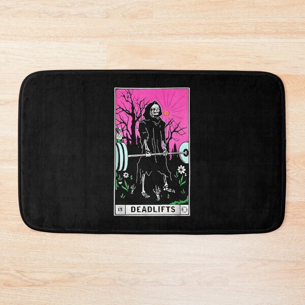 Item preview, Funny Tarot Card Deadlifts Gym Workout Occult Reader designed and sold by JohnBrightIdeas.