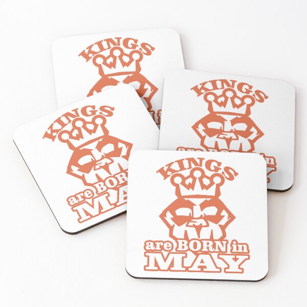 Item preview, Kings Are Born in May – Birthday Crown Typography Design designed and sold by TipTop GFX.