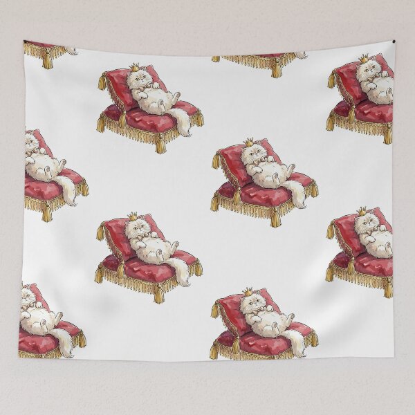 Item preview, Rococo Revival: Velvet Cushion Kitten designed and sold by bapupa.