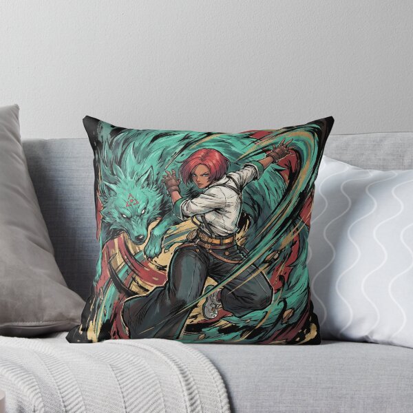 Item preview, Giovanna Guilty Gear Strive Rei Wolf Companion Brazilian Fighter Flash Kick Mixup Fan Art Portrait Poster T-Shirt Sticker Print Gift designed and sold by Senpaiwaves.