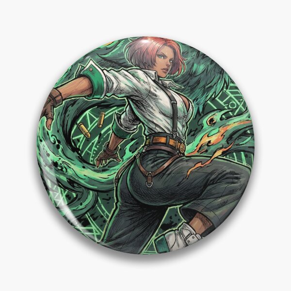 Item preview, Giovanna Guilty Gear Strive Rei Wolf Companion Brazilian Fighter Flash Kick Mixup Fan Art Portrait Poster T-Shirt Sticker Print Gift designed and sold by Senpaiwaves.