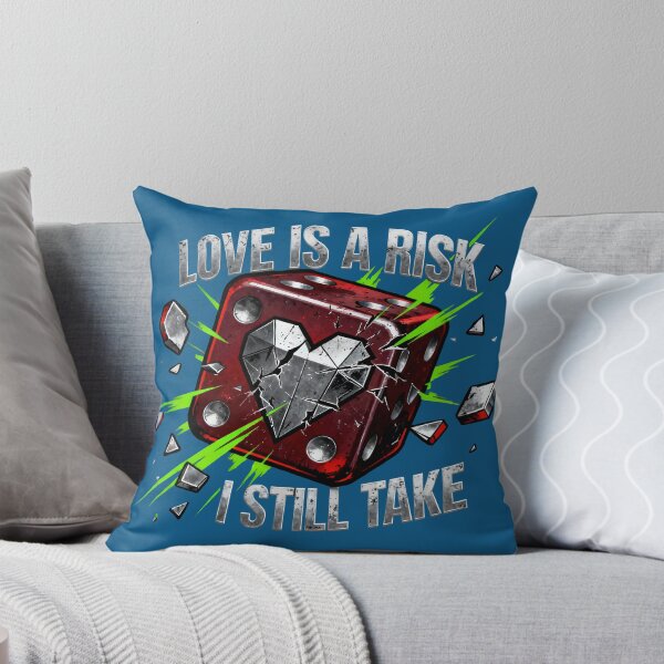 Item preview, Love Is a Risk I Still Take – Urban Streetwear Valentine Graphic Tee designed and sold by Maximilianos.