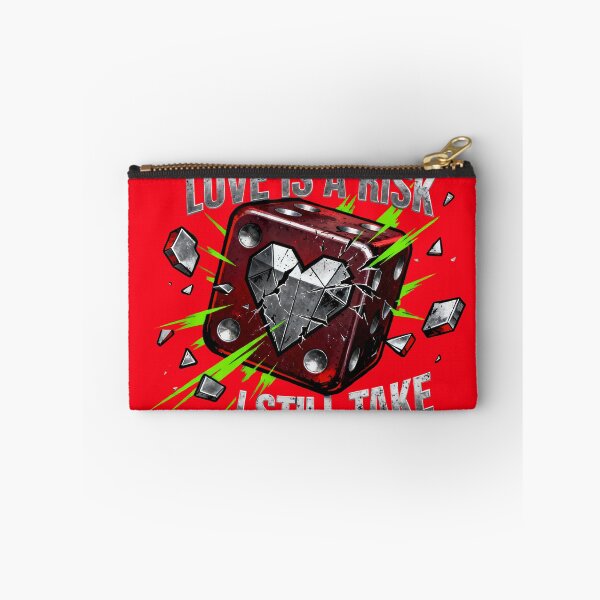 Item preview, Love Is a Risk I Still Take – Urban Streetwear Valentine Graphic Tee designed and sold by Maximilianos.