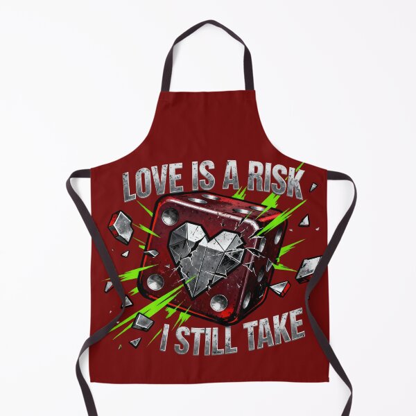Item preview, Love Is a Risk I Still Take – Urban Streetwear Valentine Graphic Tee designed and sold by Maximilianos.