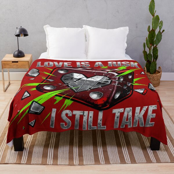 Item preview, Love Is a Risk I Still Take – Urban Streetwear Valentine Graphic Tee designed and sold by Maximilianos.