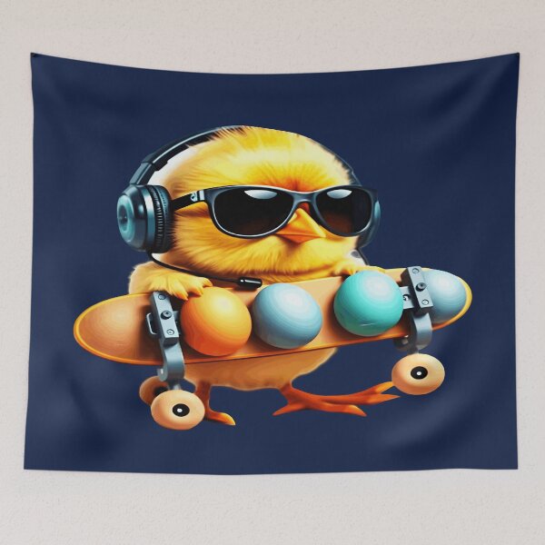 Item preview, Skater Chick Easter Vibes designed and sold by Dakson Design - Fantasy Art.