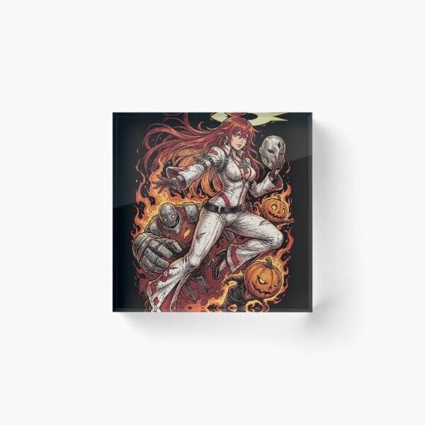 Item preview, Jack-O Valentine Guilty Gear Strive Xrd Halloween Pumpkin Mask Minions Halo Servant Summon Fan Art Portrait Poster T-Shirt Sticker Print Gift designed and sold by Senpaiwaves.