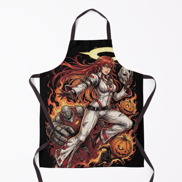 Item preview, Jack-O Valentine Guilty Gear Strive Xrd Halloween Pumpkin Mask Minions Halo Servant Summon Fan Art Portrait Poster T-Shirt Sticker Print Gift designed and sold by Senpaiwaves.