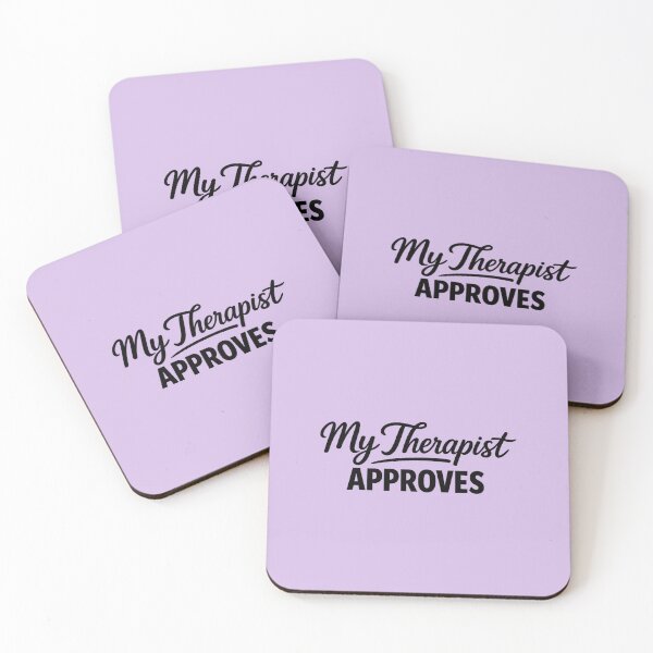 Item preview, My Therapist Approves designed and sold by musthavewords.