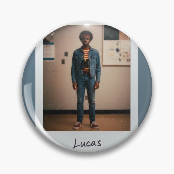 Item preview, Stranger Things – Lucas Sinclair – Photo designed and sold by AnimeShin.