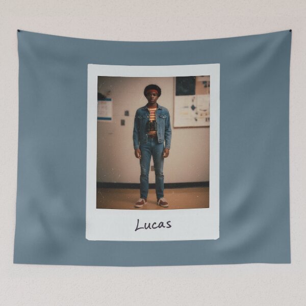 Item preview, Stranger Things – Lucas Sinclair – Photo designed and sold by AnimeShin.