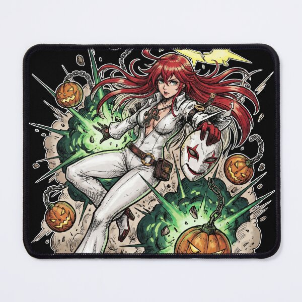 Item preview, Jack-O Valentine Guilty Gear Strive Xrd Halloween Pumpkin Mask Minions Halo Servant Summon Fan Art Portrait Poster T-Shirt Sticker Print Gift designed and sold by Senpaiwaves.