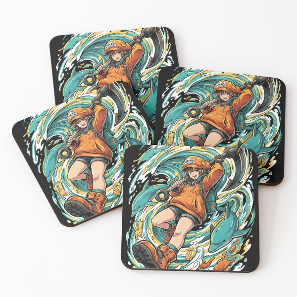 Item preview, May Guilty Gear Strive XX Jellyfish Pirate Anchor Dolphin Mr Dolphin Jellyfish Follies Fan Art Portrait Poster T-Shirt Sticker Print Gift designed and sold by Senpaiwaves.