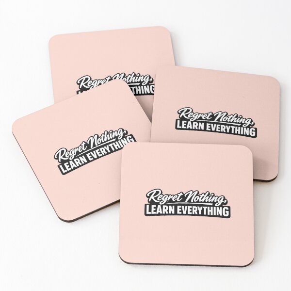 Item preview, Regret Nothing, Learn Everything designed and sold by musthavewords.