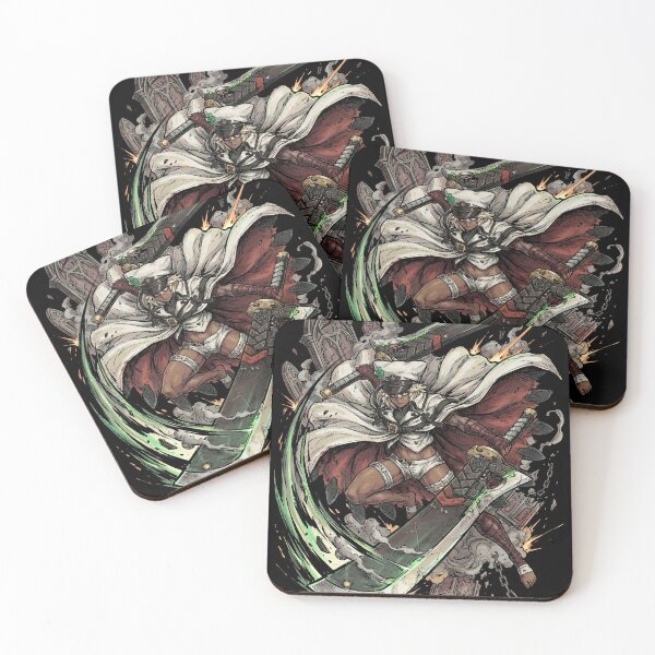 Item preview, Ramlethal Valentine Guilty Gear Strive Xrd Valentine Homunculus Giant Swords Lucy Floaty Multi Arm Fan Art Portrait Poster T-Shirt Sticker Print Gift designed and sold by Senpaiwaves.